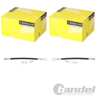 2X Triscan Bremsschlauch Hinten Links+Rechts Passend FüR Audi A1 A3 Seat Leon SK