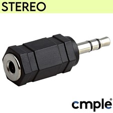 3.5mm Adapter 1/8" Stereo Audio Male to Female AUX Headphone Connector Converter