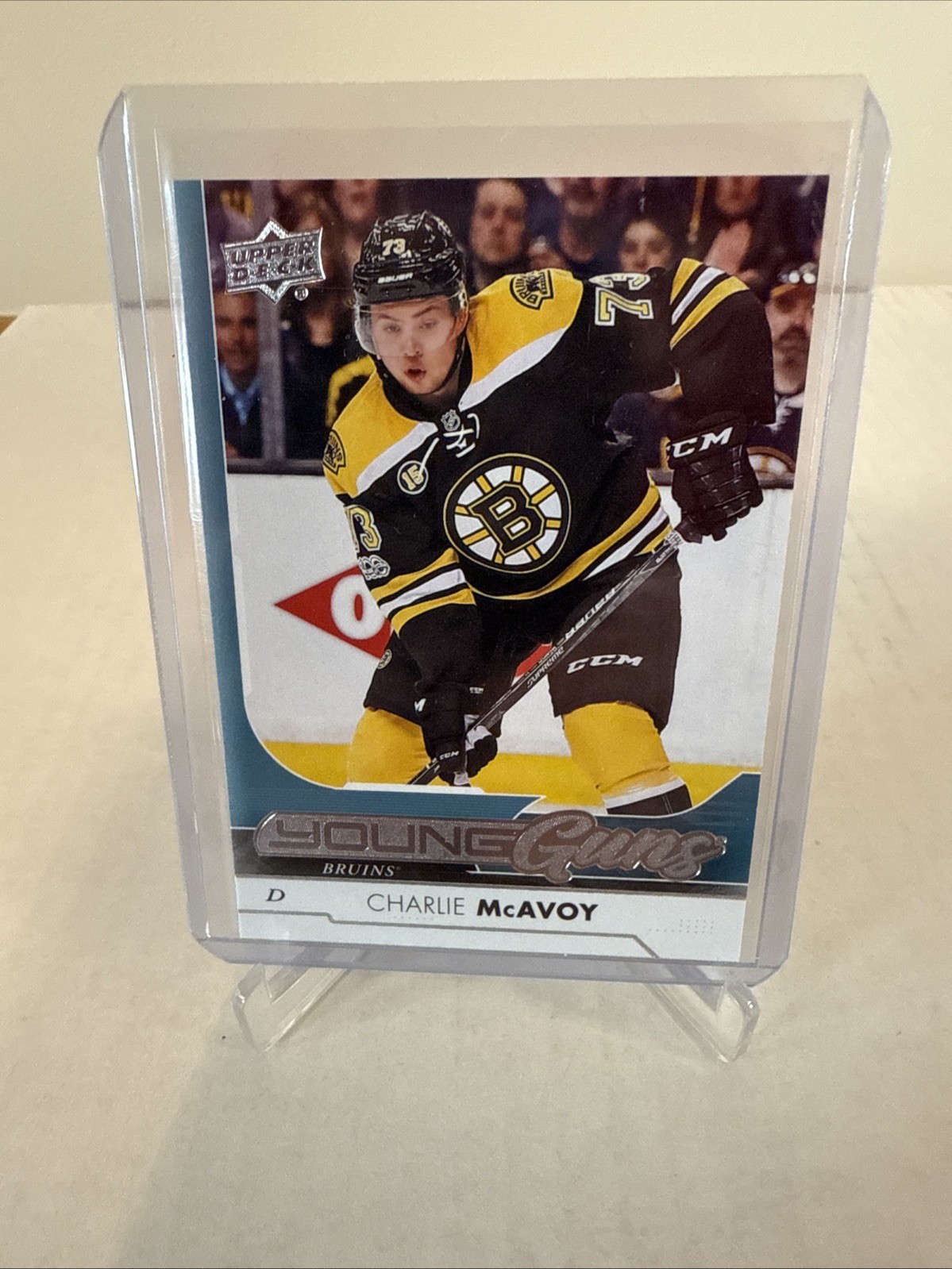 2017-18 Upper Deck - Young Guns Charlie McAvoy #242 (RC)