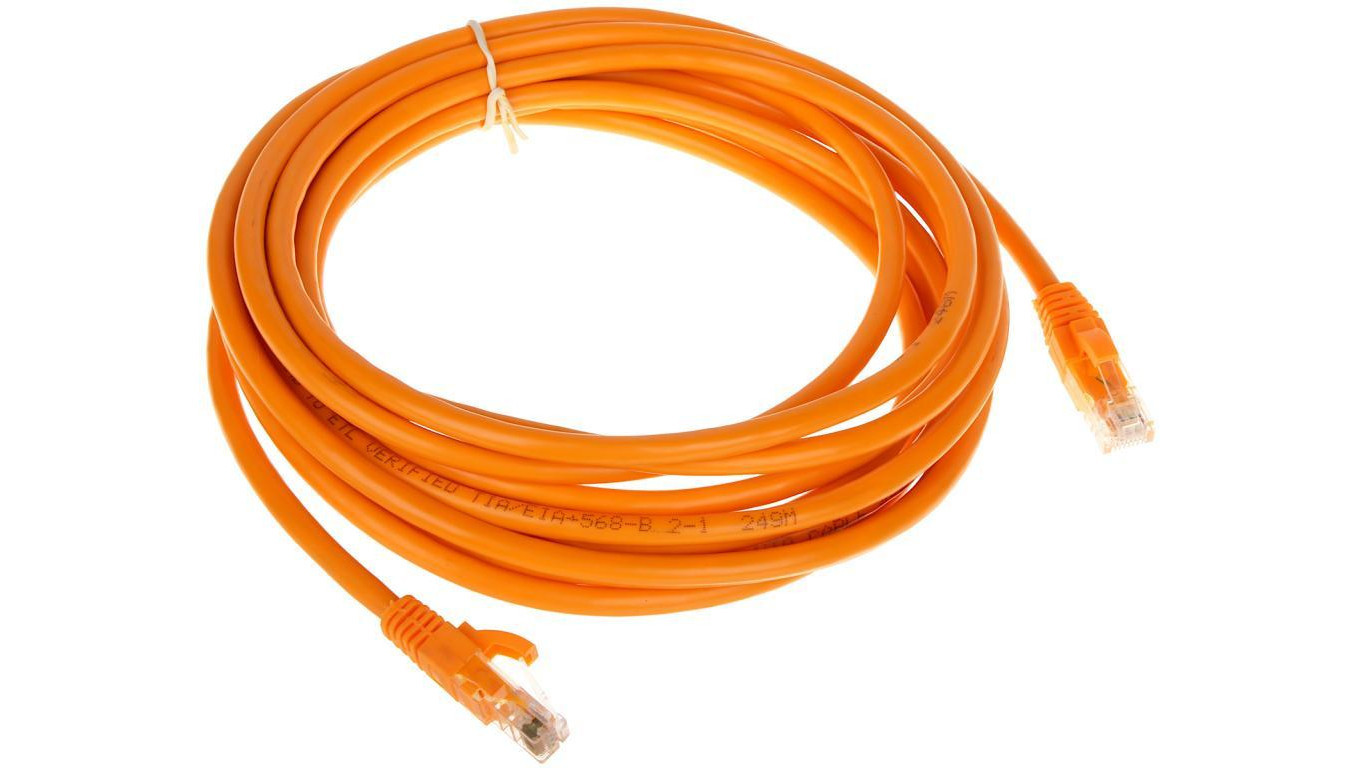 PATCHCORD RJ45/6/5.0 ORANGE 5m /T2UK