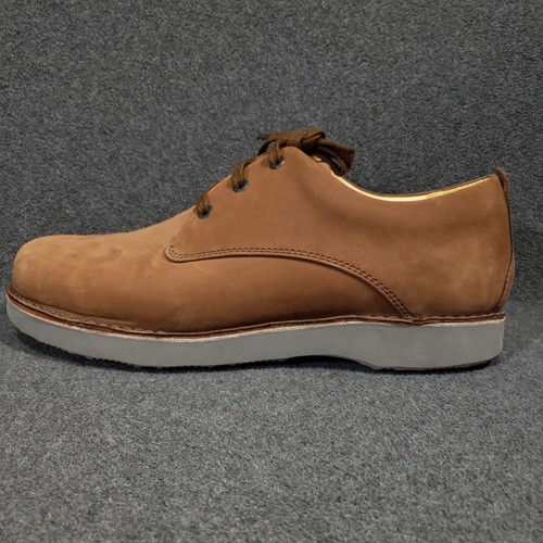 Samuel Hubbard Nubuck Oxford Shoes Mens Size 13 Brown Vibram Sole Stitch-Down - Picture 6 of 10