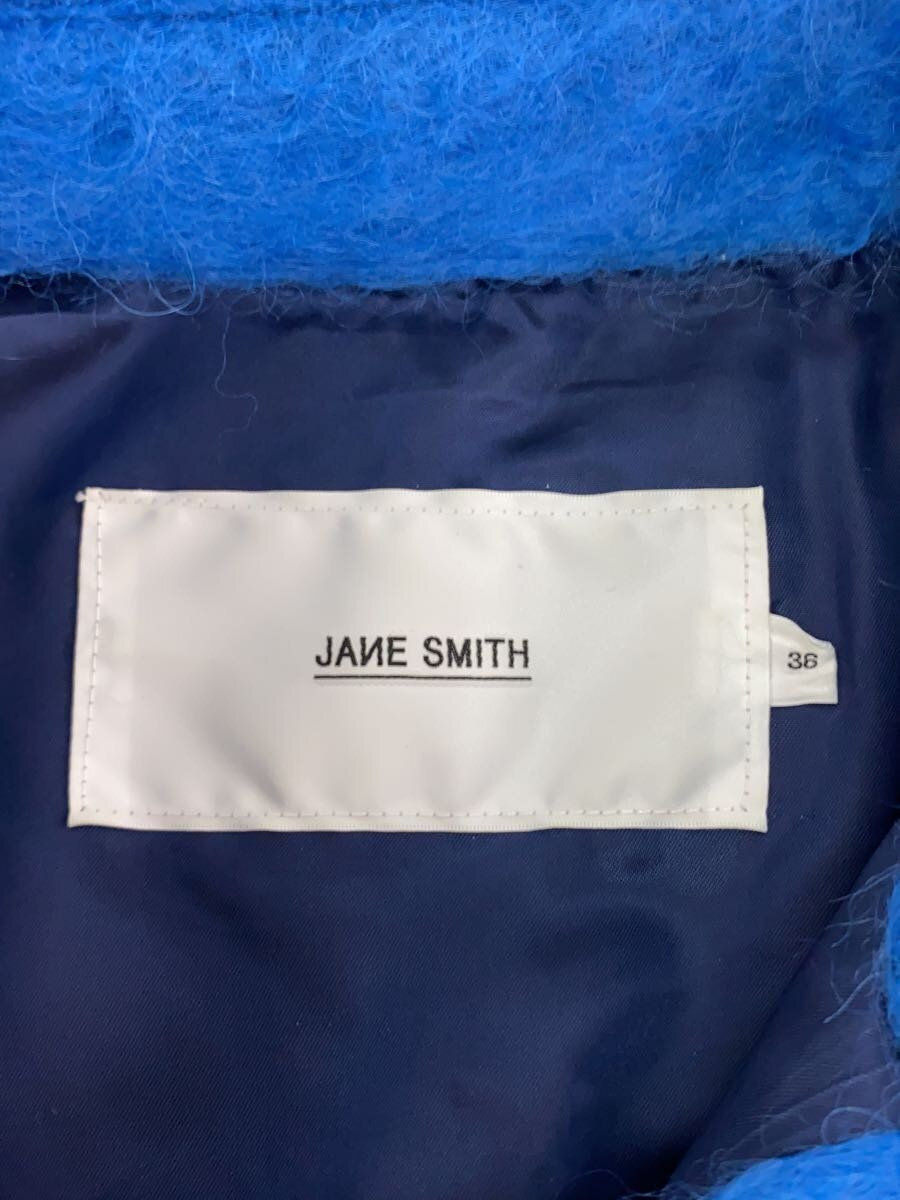 JANE SMITH Other MOHAIR OVERSIZED FLAP PK SHIRT 38 BLUE 22WSH 