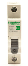 Image of SCHNEIDER EZ9F16116 EASY9 EZ9 16A B16 16 AMP CIRCUIT BREAKER MCB SP 6kA TYPE B