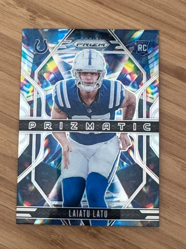Laiatu Latu 2024 Panini Prizm - RC Prizmatic Silver Prizm Indianapolis Colts #5