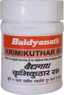 Baidyanath Herbal Krimikuthar Ras For Intestinal worm (80tablets) Free Shipping