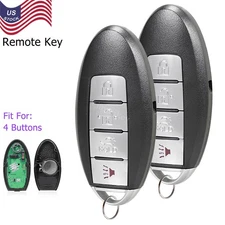 2 For 2009 2010 2011 2012 2013 2014 Nissan Maxima Keyless Entry Remote Key Fob