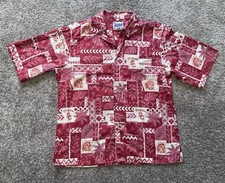 Reyn Spooner USC Trojans Tropical Hawaiian Button Front Shirt XL