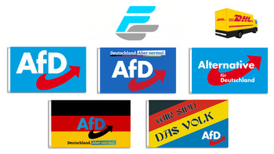 AFD Flagge Alternative für Deutschland AfD Fanartikel Fahne  150x90 cm