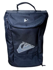 Quicksilver Rolling Luggage Black Surf Snowboard Skate Wheel Duffle Trolley Bag