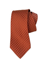 Corbata Perry Ellis Portfolio 100% Seda Hombre Cheffy Check, Coral Texturizado De Colección 58x4"