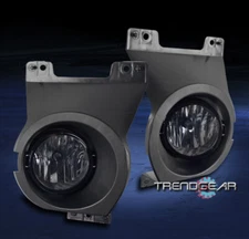 NEW 2011-2014 FORD F-150 F150 BUMPER DRIVING FOG LIGHTS LAMP SMOKE W/BEZEL+BULB