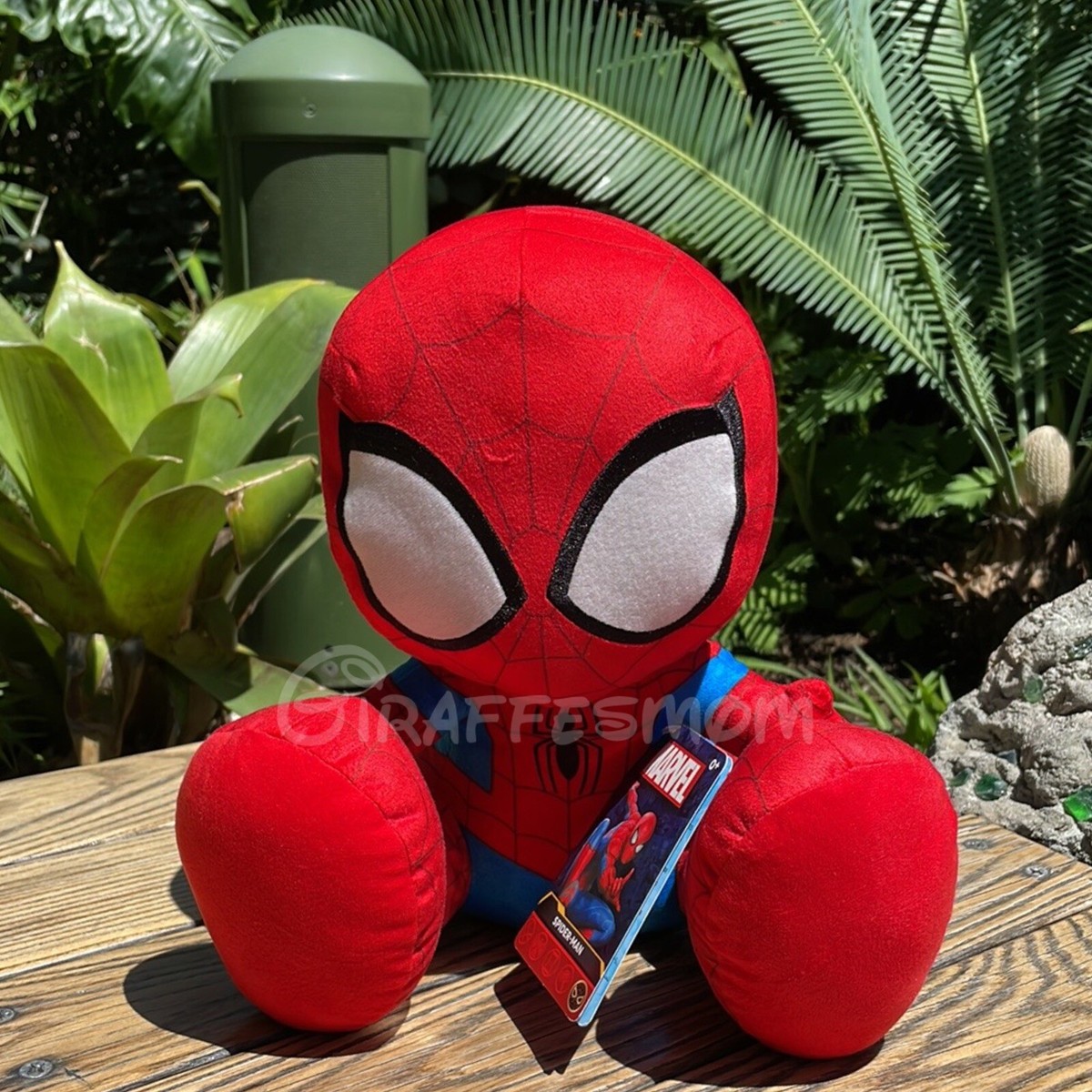 Disney Parks Spiderman Big Foot Feet Plush NEW
