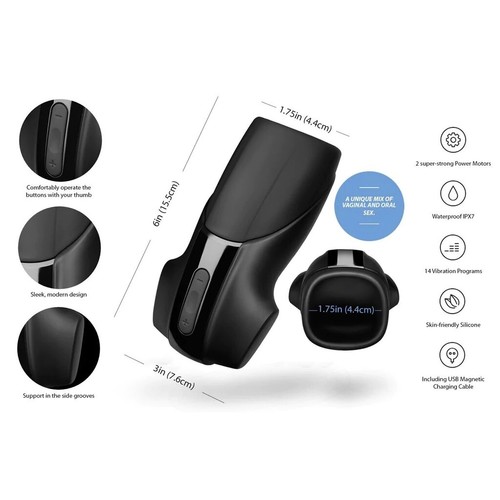 Satisfyer Men Vibration - Penisspitzenstimulator für Männer - Bild 4 von 18