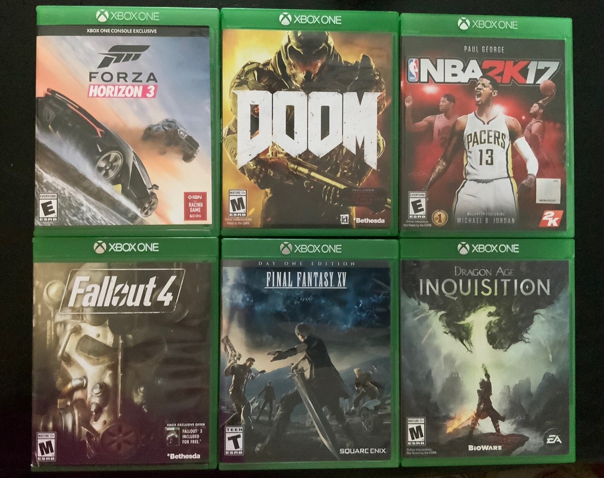 Forza Horizon Xbox One S Fallout Six Xbox One Discs Including