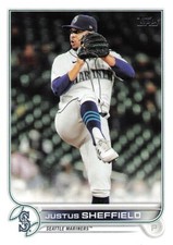 2022 Topps Series 2 - Justus Sheffield #587