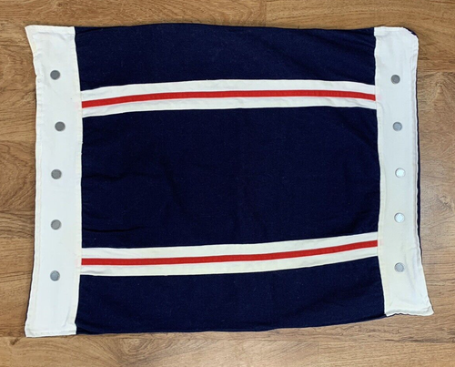 Vintage Tommy Hilfiger Blue Red/White Stripe Silver Rivet Pillow Sham - Picture 4 of 4