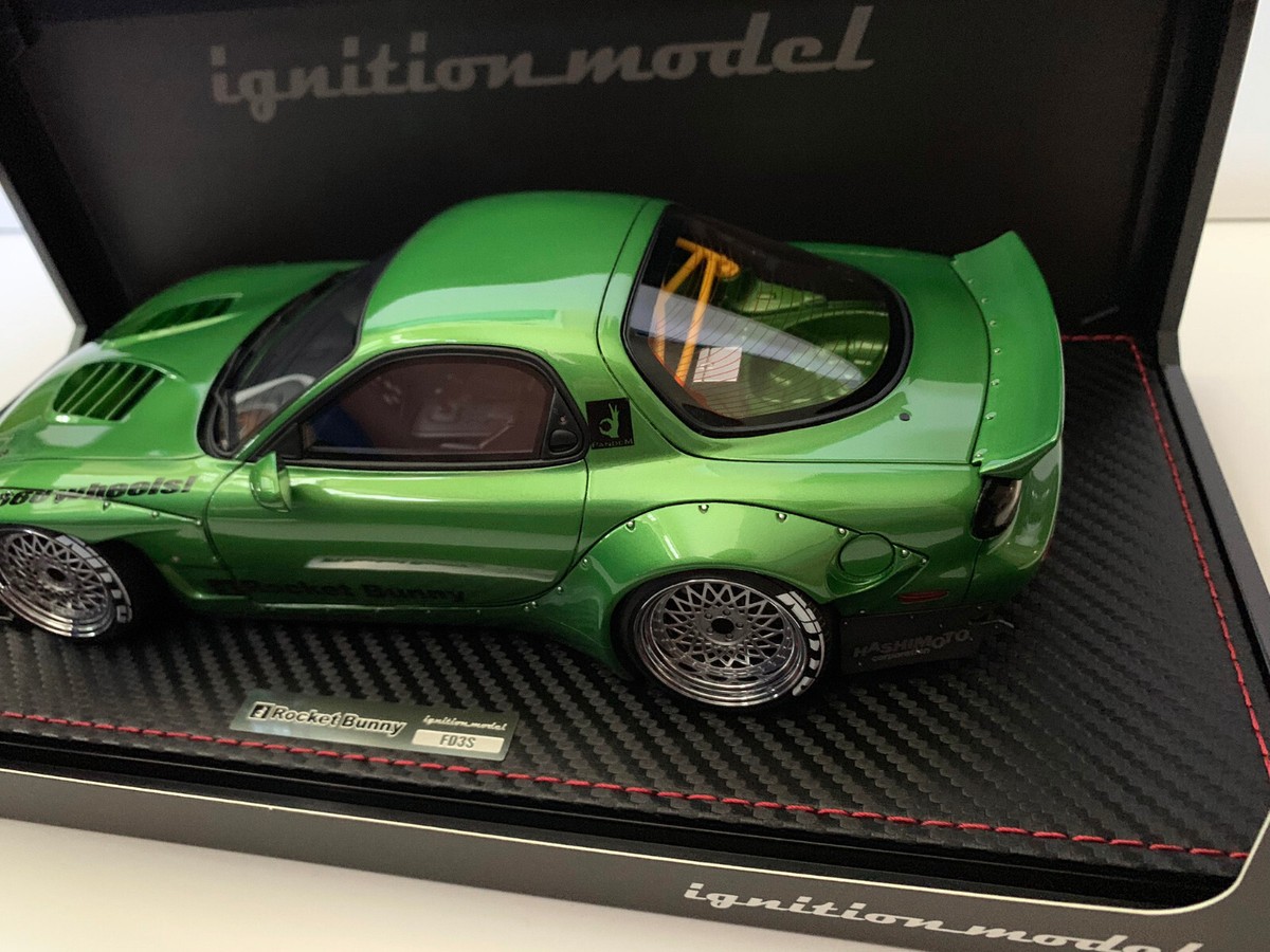 イグニッションモデル　1/18 マシンRS-1 IG 1/18 Rocket Bunny RX-7 (FD3S) White IG1036 ignition model