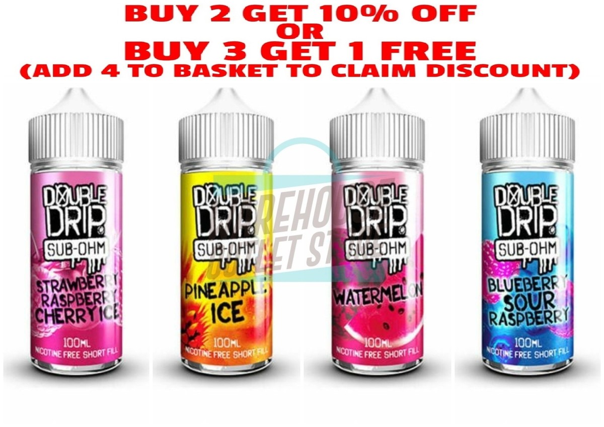 Double Drip 100ml E Liquid 0mg