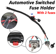 Automotive Switched Fuse Holder W/ Fuses Rebuild Kit For Mini Blade Fuse 10A 15A