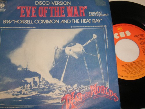 7" Jeff Wayne Eve of the War (Disco Version) # 4789