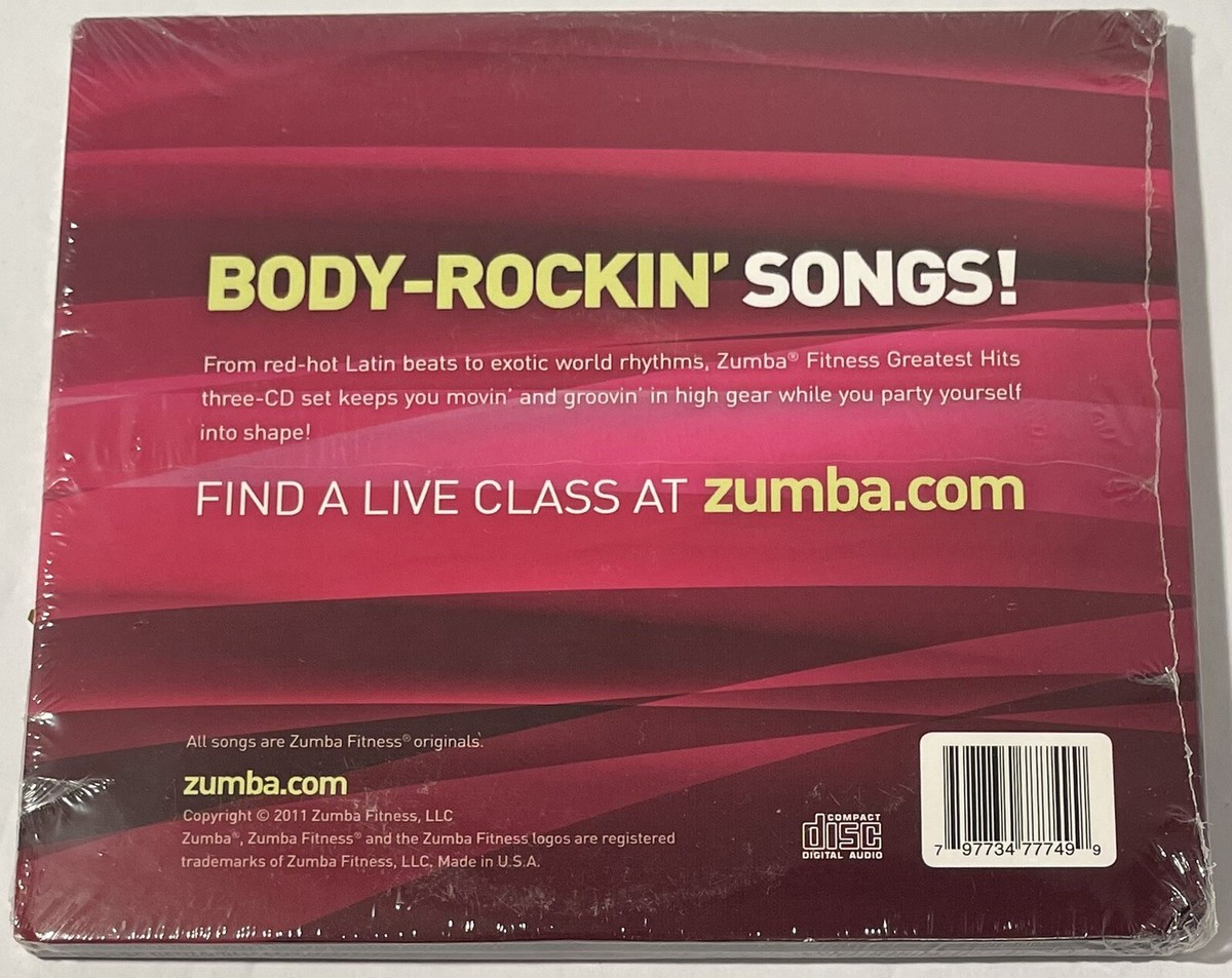 Zumba Fitness, Greatest Hits, Sealed, Red Hot Latin Beats, 3CD
