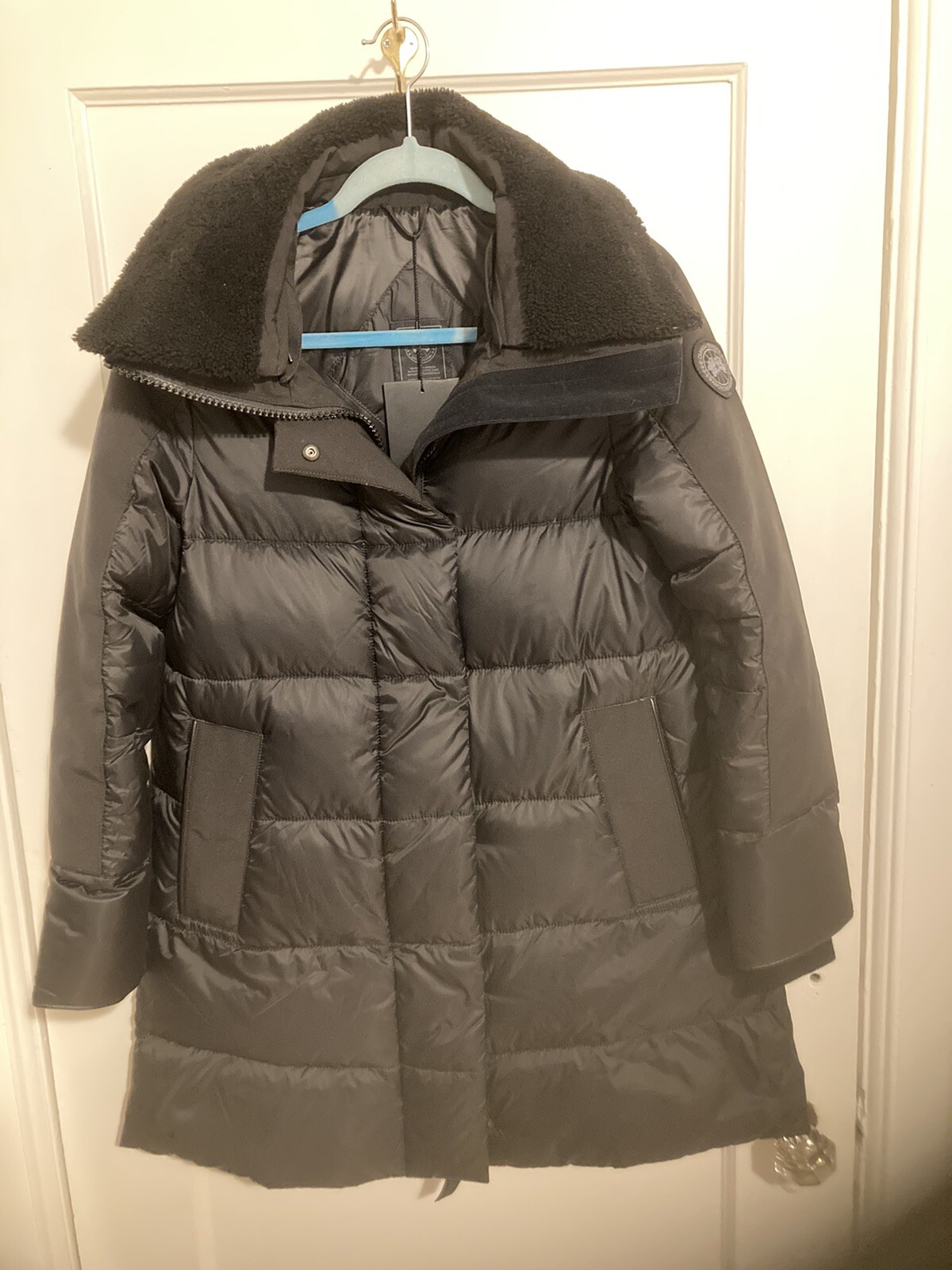 NWT Authentic Canada Goose Black Label Womens Altona Black Parka Size