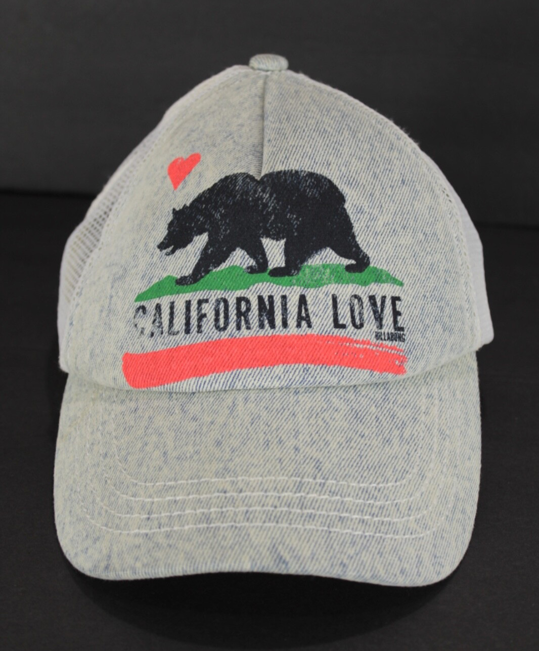Cap California Love Snapback Bear Heart Fast One Size