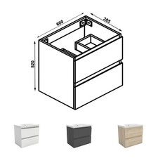 Badezimmer Badmöbel set 50 bis 120 cm Waschbecken in weiß mit Unterschrank