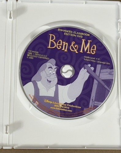 Ben & Me Disney DVD Enhanced Classroom Edition 2005 - Picture 4 of 5