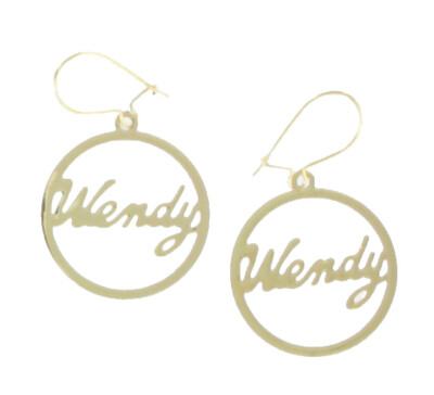 Vintage Script Gold Tone 