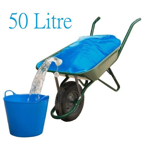 Wheelbarrow Water Container Bag 50L Garden & Farm H20 Carrier Pourer 50 Litre - Picture 6 of 12