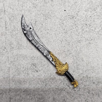 Weathered Knight Sword Handpainted for Blocks Minifigure DrAafs1 Warcraft 