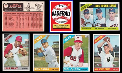 1966 Topps MLB  single cards   (#260-597)