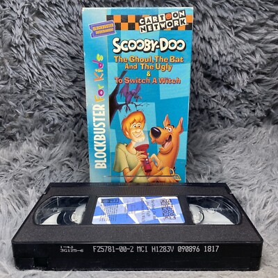 Scooby-Doo VHS Tape 1996 The Ghoul The Bat and the Ugly and To Switch a Witch