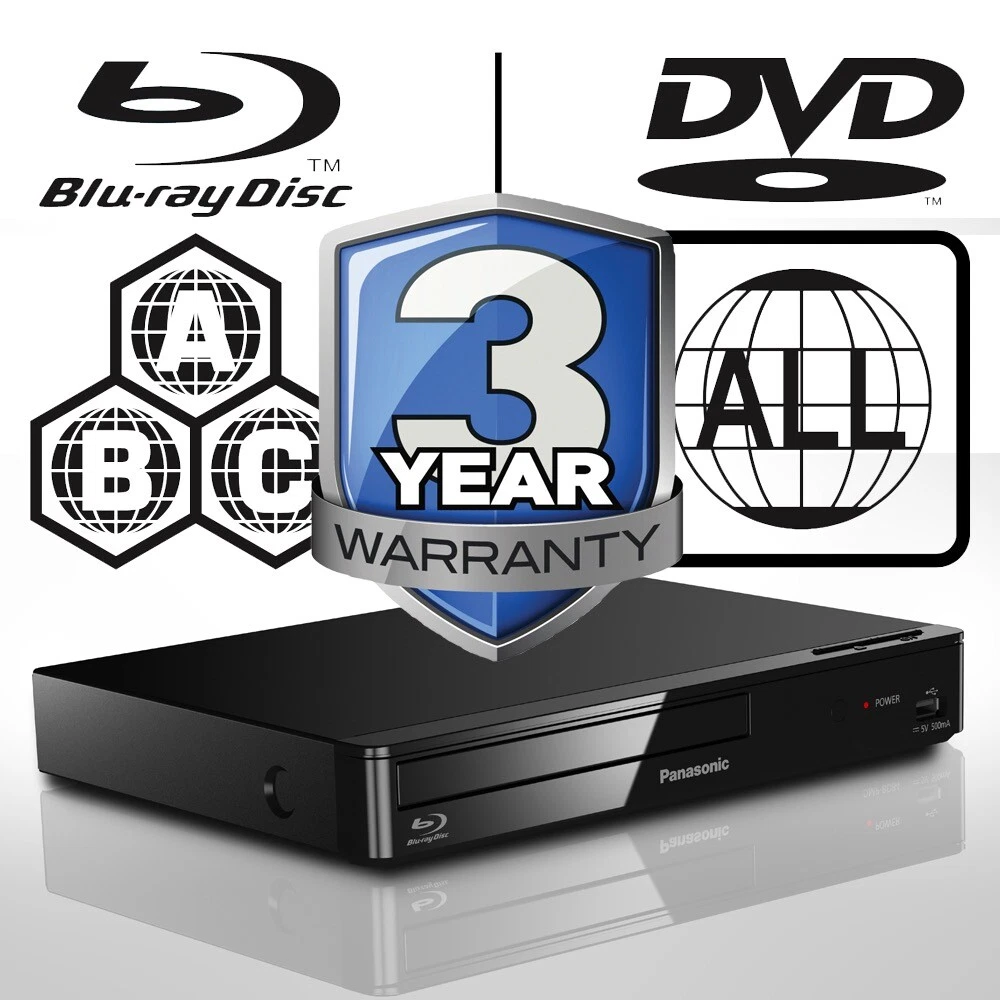 Preços baixos em Panasonic DVD e Blu-ray players 8.0-10.9 na Tela