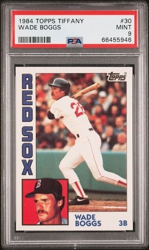 1984 Topps Tiffany Wade Boggs #30 PSA 9