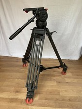 Sachtler Video 18P Fluid Head with CF 5586 Speed Lock Tripod with carry case