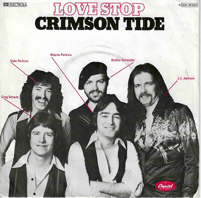 Crimson Tide - Love Stop: mit PR-Info (7'' Capitol Vinyl-Single Germany 1979)