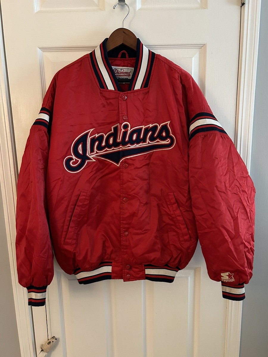 MLB Indians レッドジャケット Lサイズ MLB Indians レッドジャケット Lサイズ
