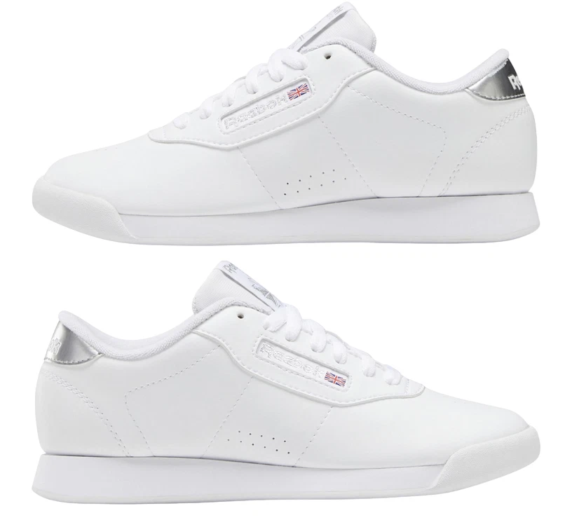 REEBOK WOMENS WHITE PRINCESS TENNIS SHOE 100009061 PRINCESS GY6182 - Image 3 of 4