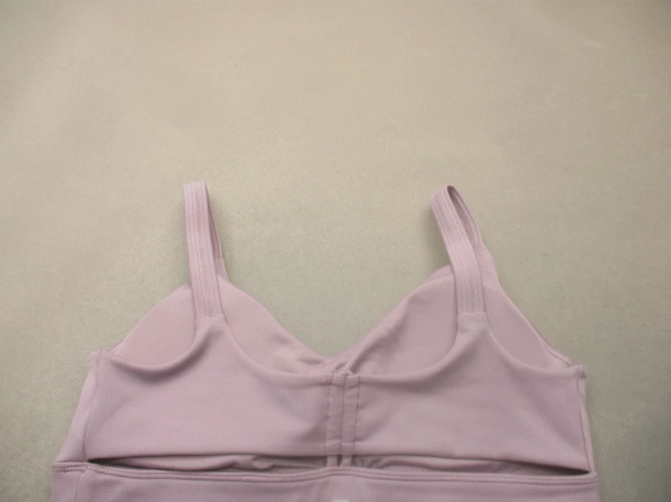 Sujetador deportivo ajustado de entrenamiento inalámbrico forrado rosa MARIKA talla M para mujer 1J Foto 4 de 4