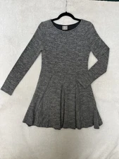 Dolan Dress Women’s Small Piper Gray Sweater Knit Long Sleeve Fit and Flare Soft