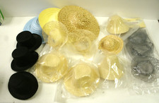 Lot of 16 Miniature Craft Hats for dolls and crafting