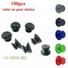 100pcs Analog Thumbstick Joystick Thumb Cap For Microsoft Xbox 360 Controller