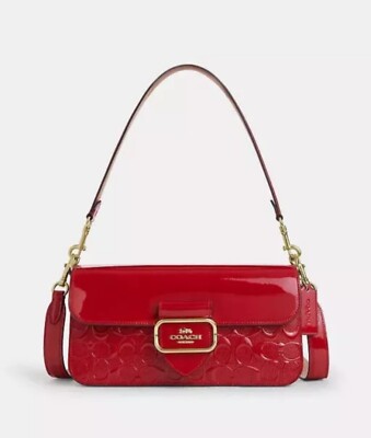 NWT Coach Morgan Shoulder Bag in Signature Leather CV399/CT856 | eBay