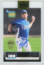 2017 Topps Archive SIGNATURE SERIES Danny Duffy Kansas City Royals Bowman /29 