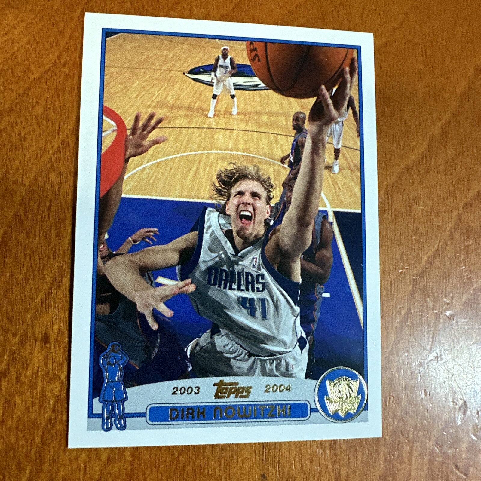 2003-04 Topps #41 Dirk Nowitzki Factory Set Gold Collection