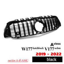 GRIGLIA PANAMERICANA AMG NERA PER MERCEDES CLASSE A W177 2018-2023