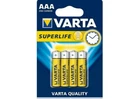 VARTA ZINC CARBON MINI BLISTER BATTERY VARTA ZINC 4 PCS.