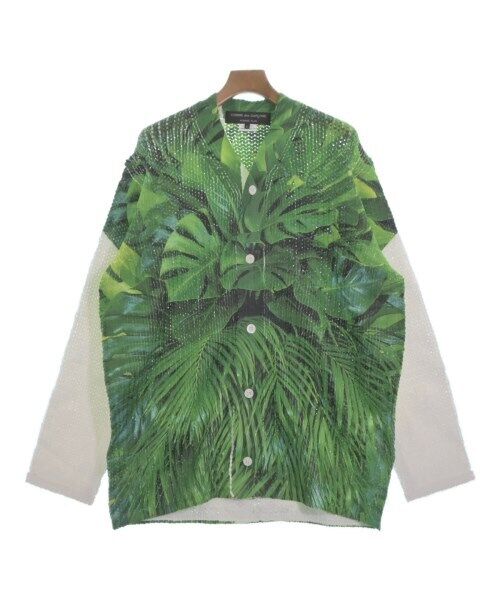COMME des GARCONS HOMME PLUS Cardigan GreenxWhitexBlack etc COMME des GARCONS HOMME PLUS Cardigan GreenxWhitexBlack etc